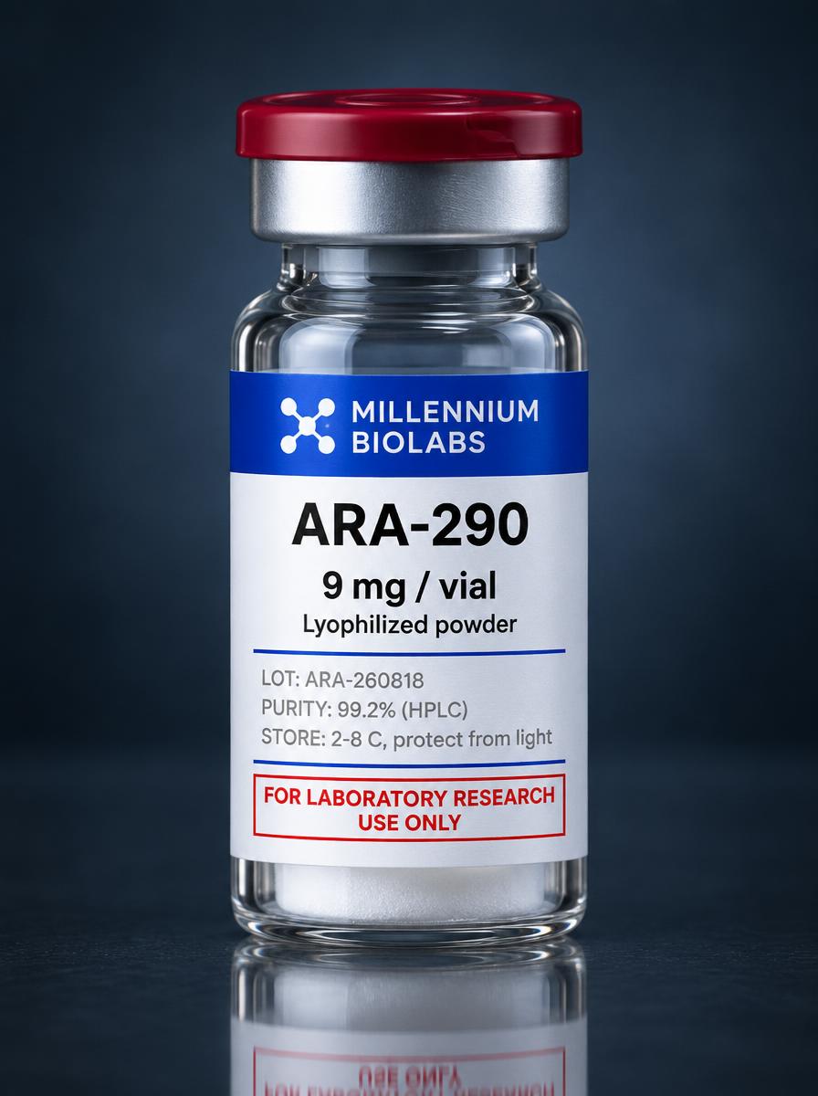 ARA-290 (Cibinetide) 9 mg research peptide vial