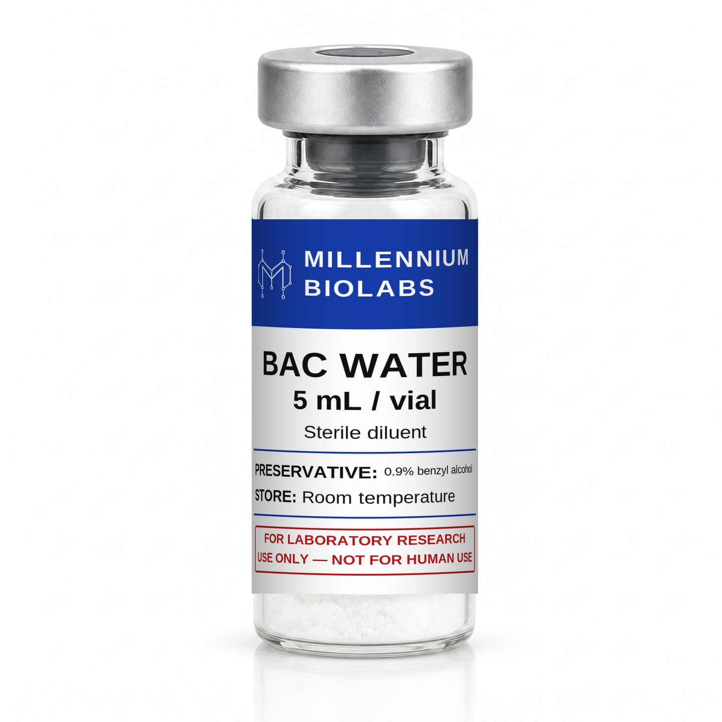 Bacteriostatic Water 5 mL research vial