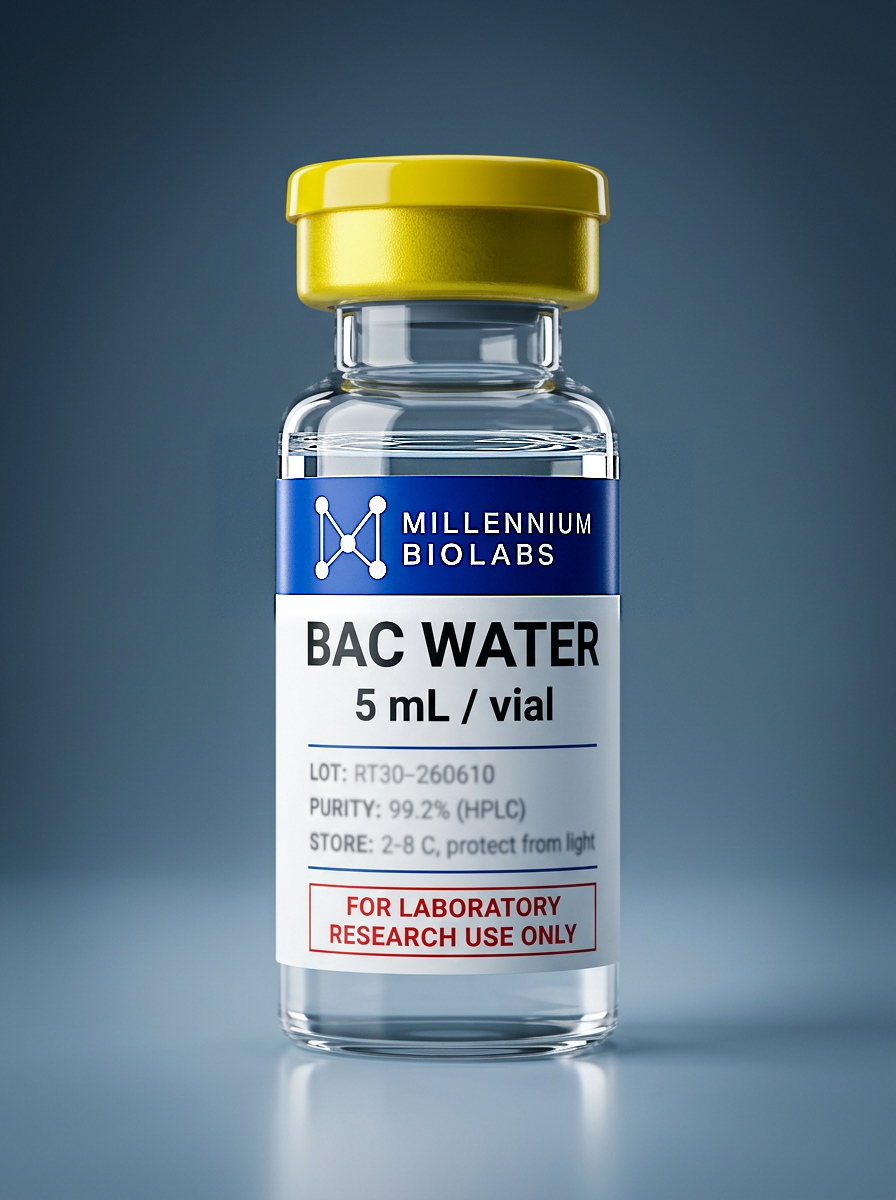 Bacteriostatic Water 5 mL research vial
