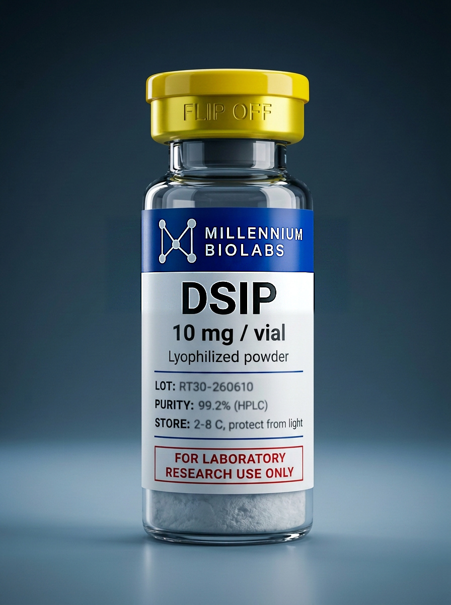 DSIP 10 mg research peptide vial