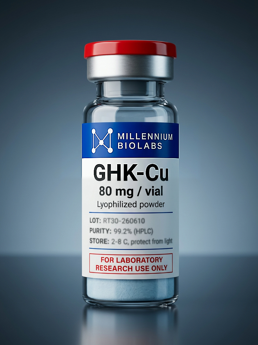 GHK-Cu 80 mg research vial
