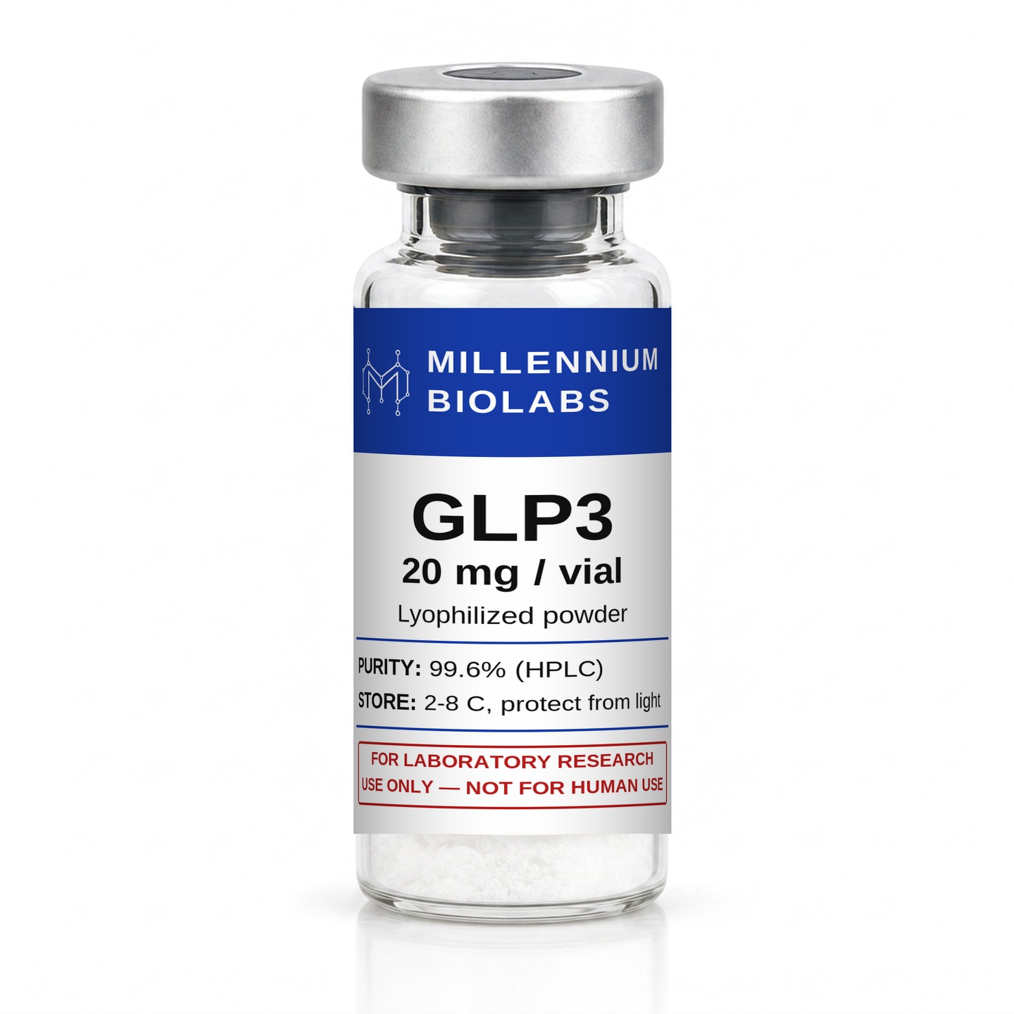 GLP3 20 mg research vial
