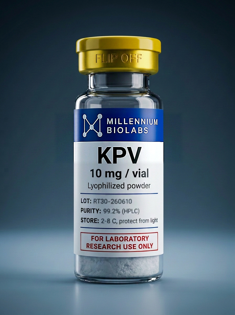 KPV 10 mg research peptide vial