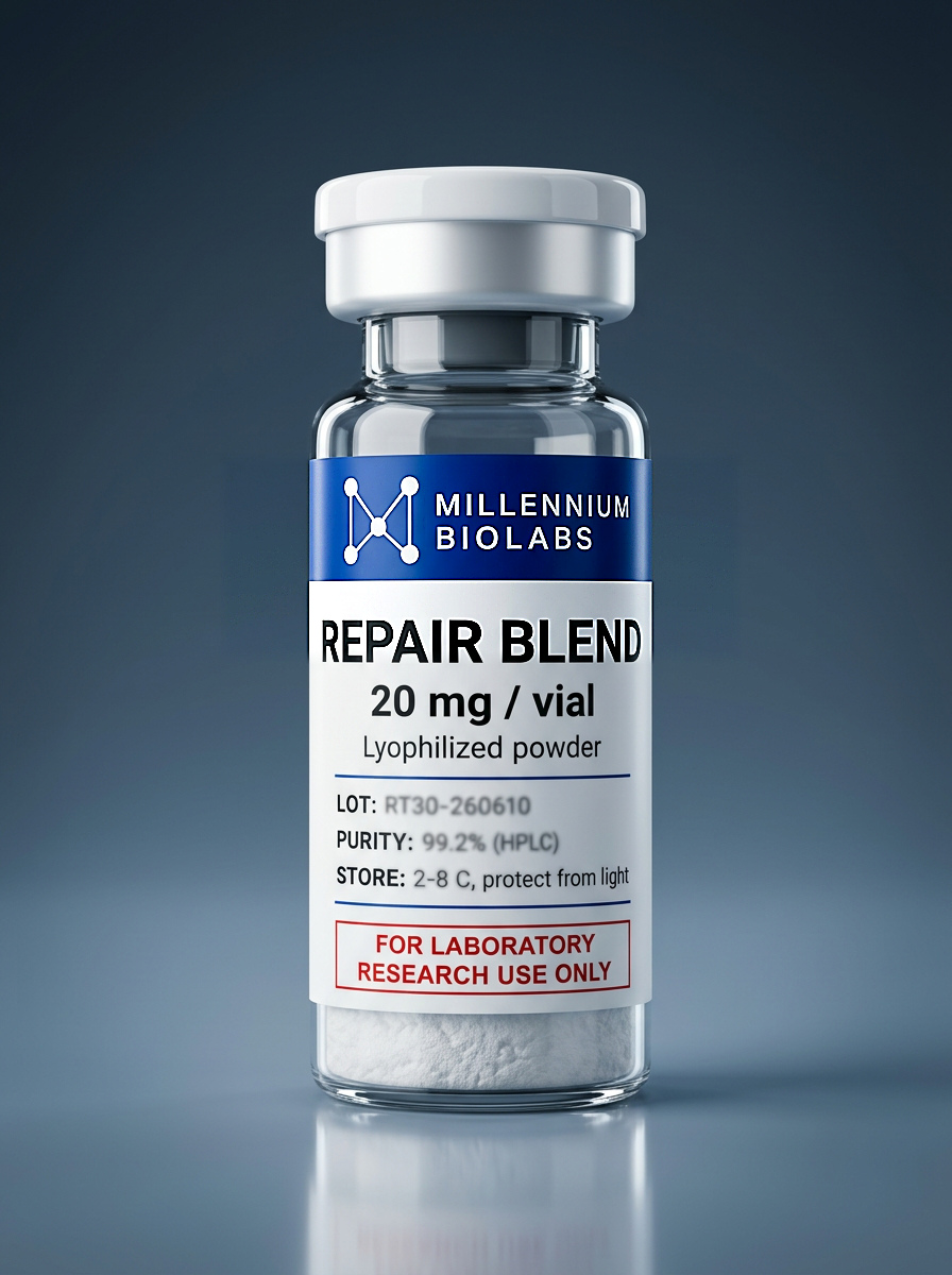 BPC-157 / TB-500 Repair Blend 20 mg research vial